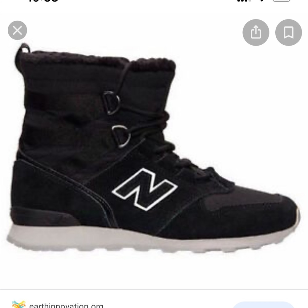 New Balance Fur Lined Sneaker Boots